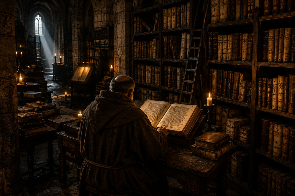 el nombre de la rosa - biblioteca