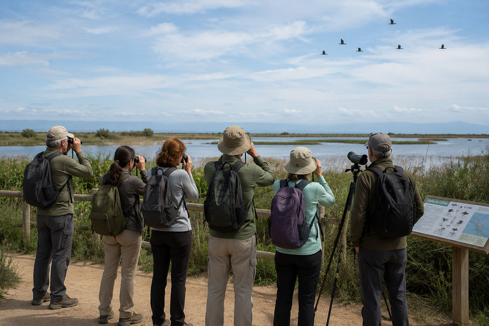 Observación de aves en el Delta del Ebro