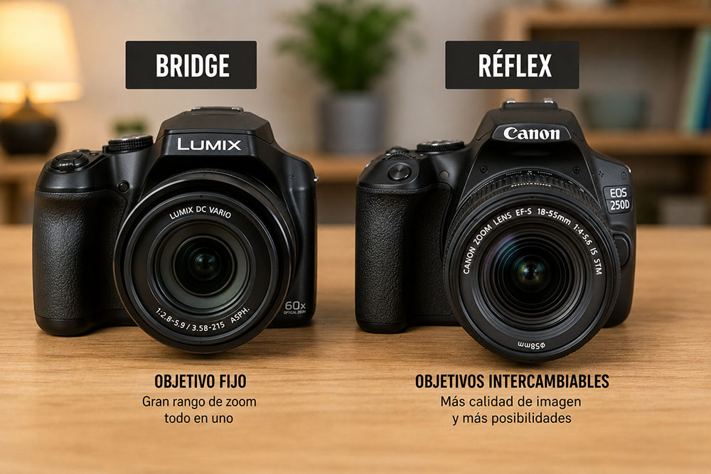 camara reflex bridge