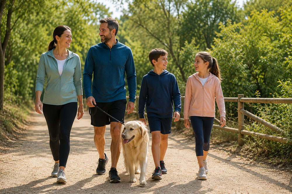 Caminar en familia