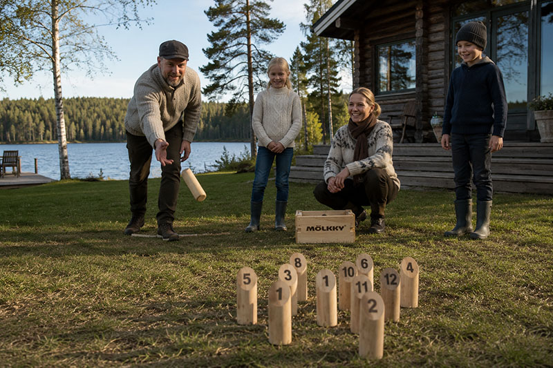 molkky juego finlandés madera niños
