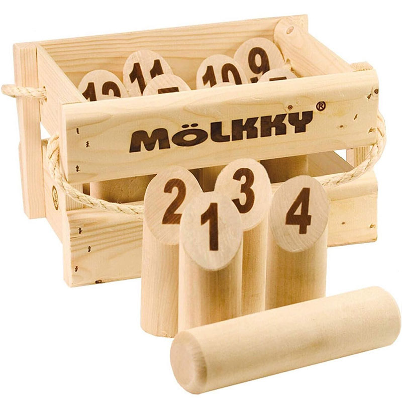molkky juego finlandés maderas