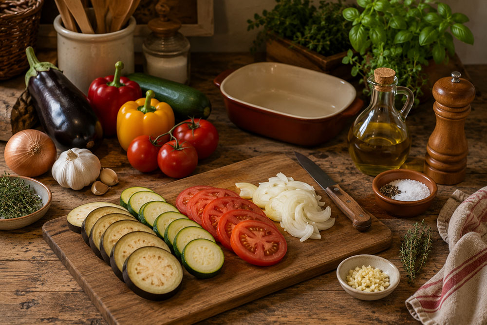 ingredientes ratatouille