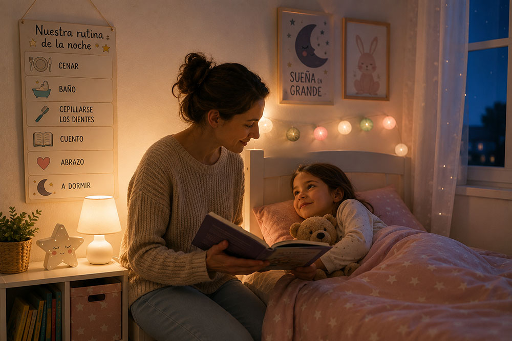 Cómo crear una rutina para que los niños duerman mejor