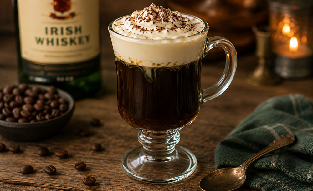 Cómo preparar un auténtico café irlandés