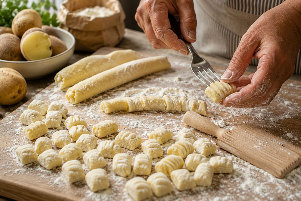 Gnocchi de patata caseros