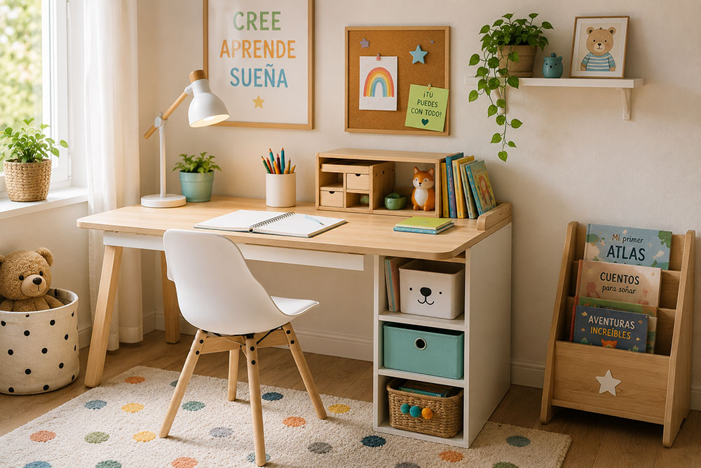 Los mejores escritorios infantiles para estudiar, leer y dar rienda suelta a la creatividad