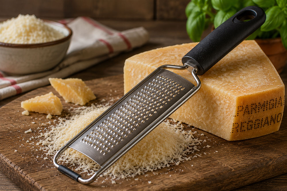 rallador de queso parmigiano
