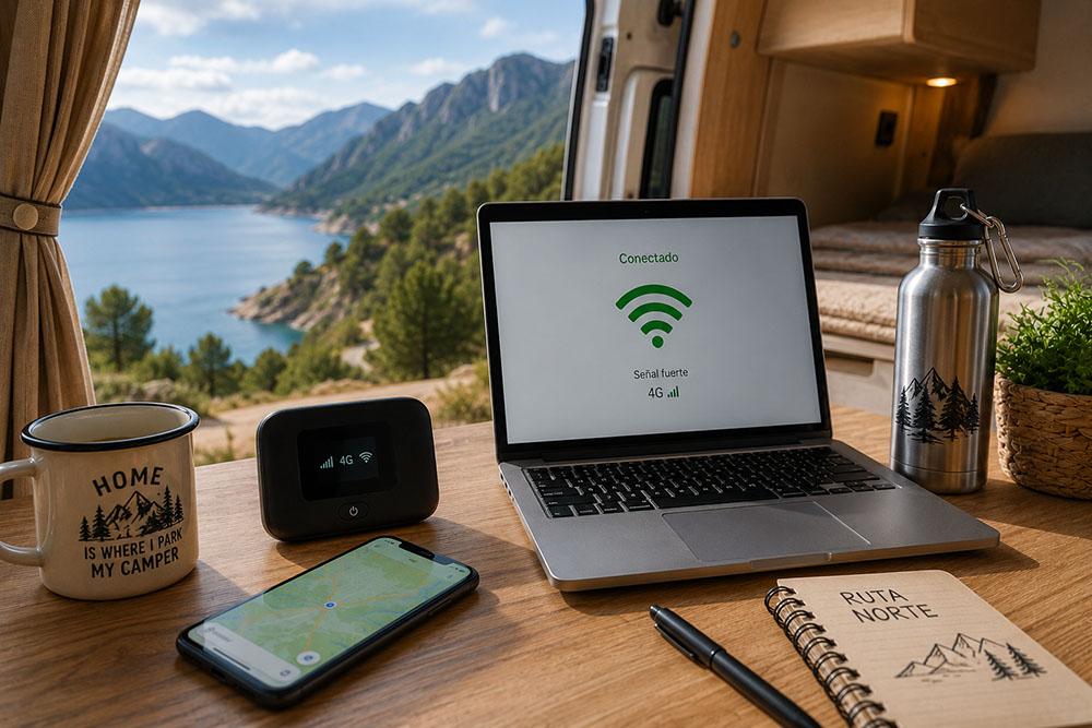 como tener internet en una camper