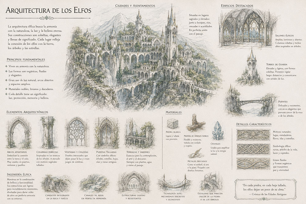 arquitectura de los elfos