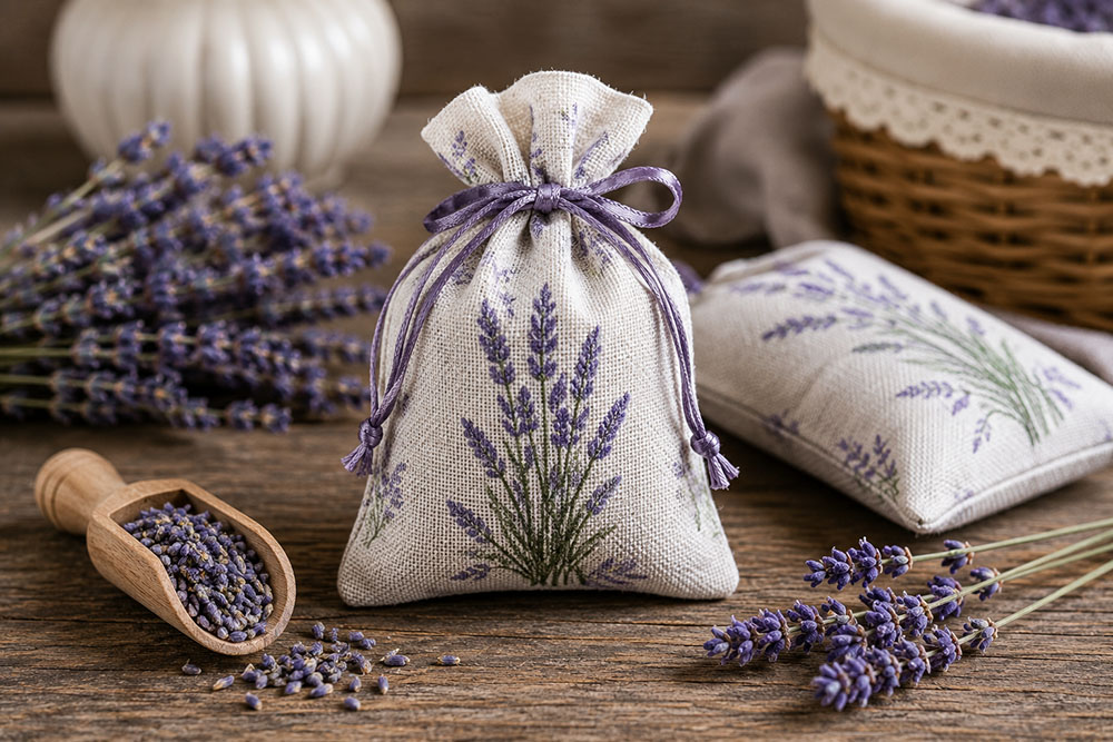 bolsitas de lavanda olor armarios
