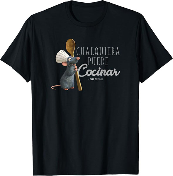 camiseta de ratatouille