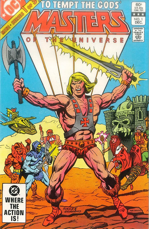 comic masters universo dc