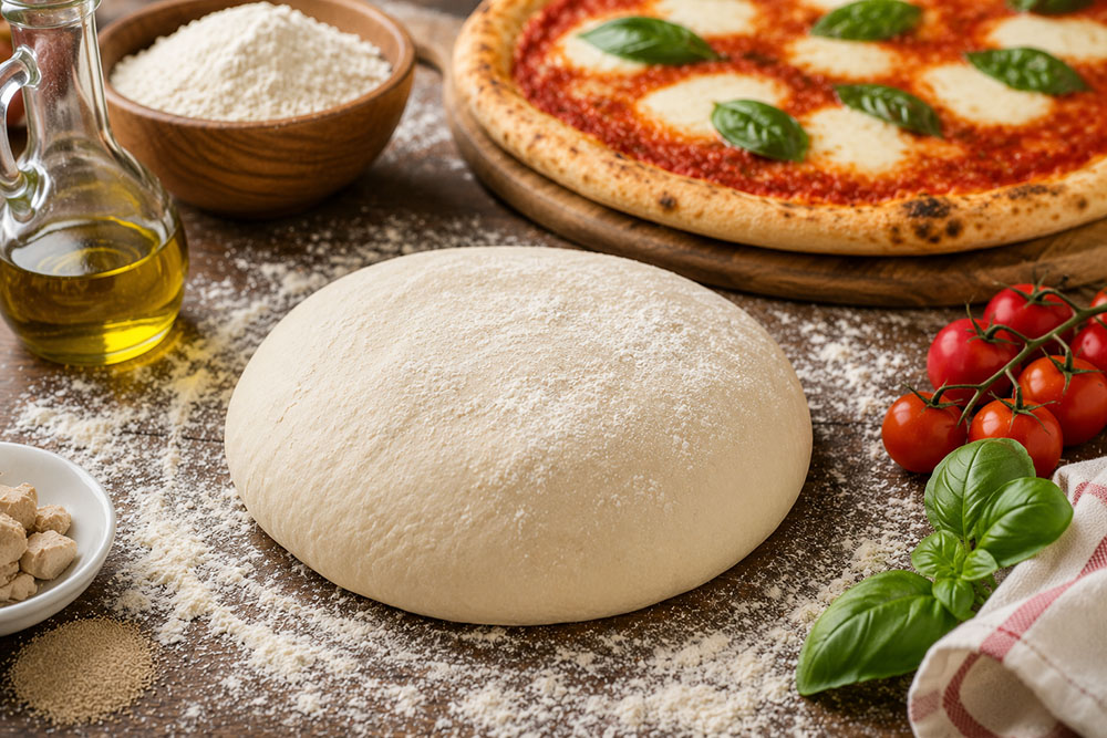 como hacer masa de pizza