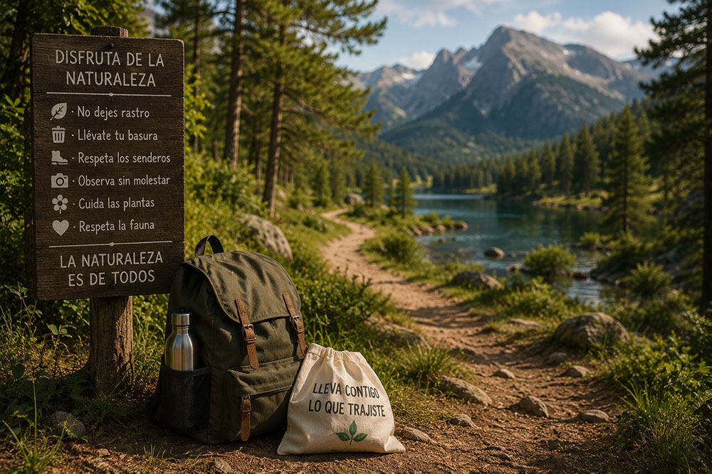disfruta de la naturaleza responsablemente