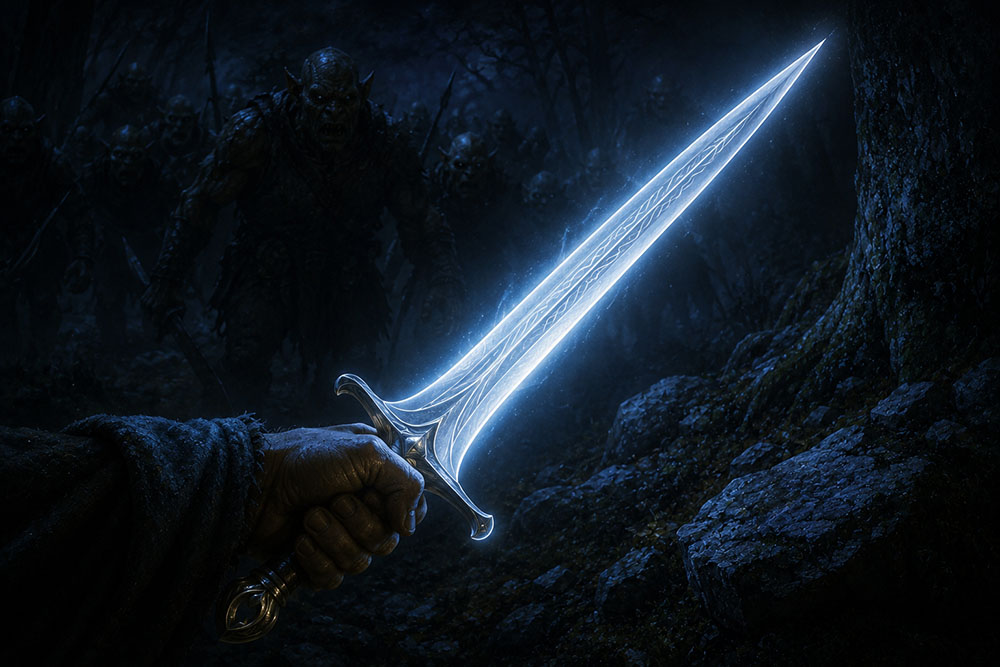 espada dardo frodo señor de los anillos