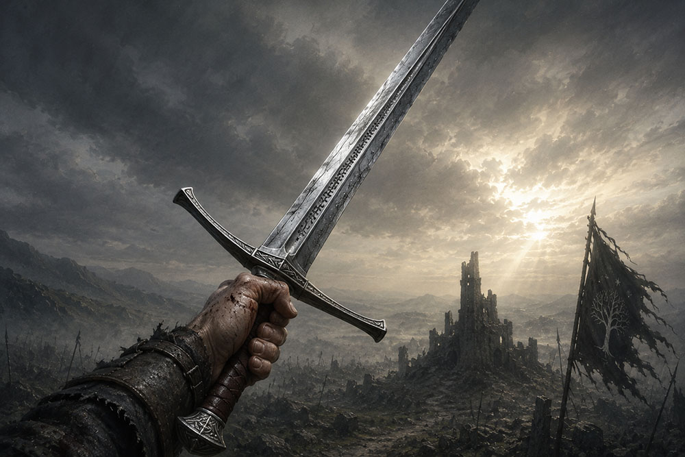 espada narsil aragorn