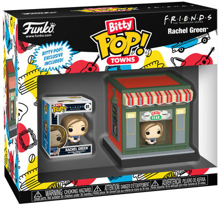 funko bitty pop towns de friends rachel en el central perk