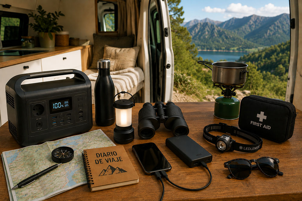 gadgets para camper