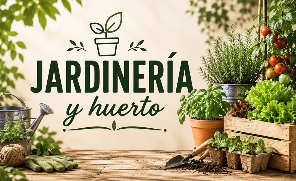 Jardinería y huerto