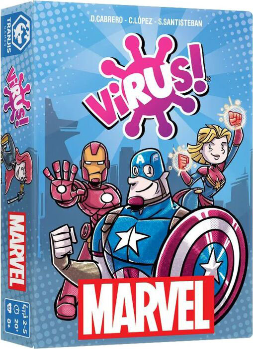 virus marvel juego de cartas