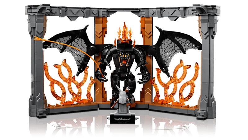 lego de gandalf y el balrog