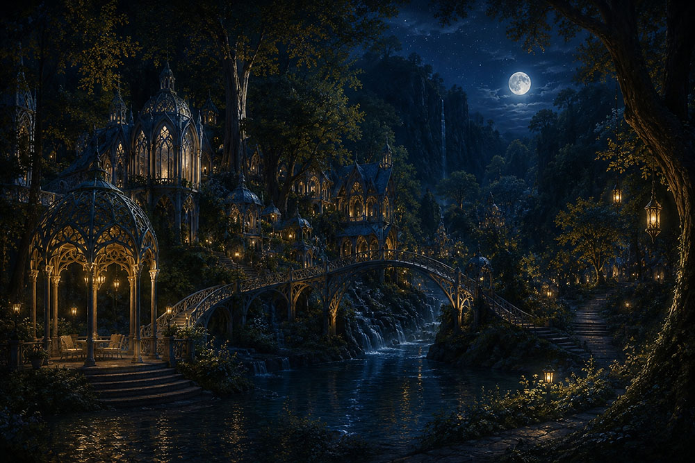 lothlorien elfos señor de los anillos