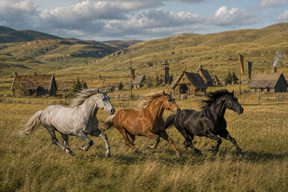 meara caballos de rohan rohirrim