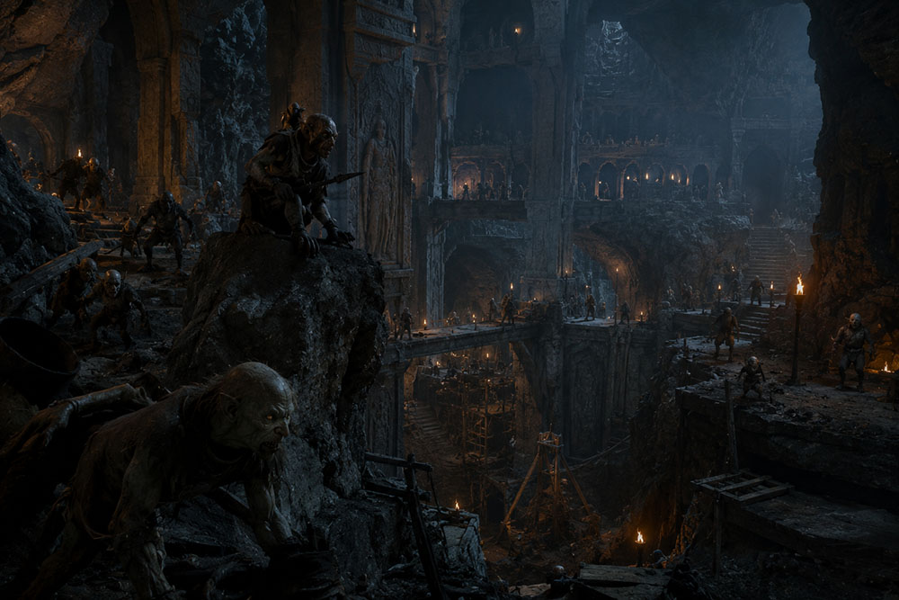 trasgos en las minas de moria