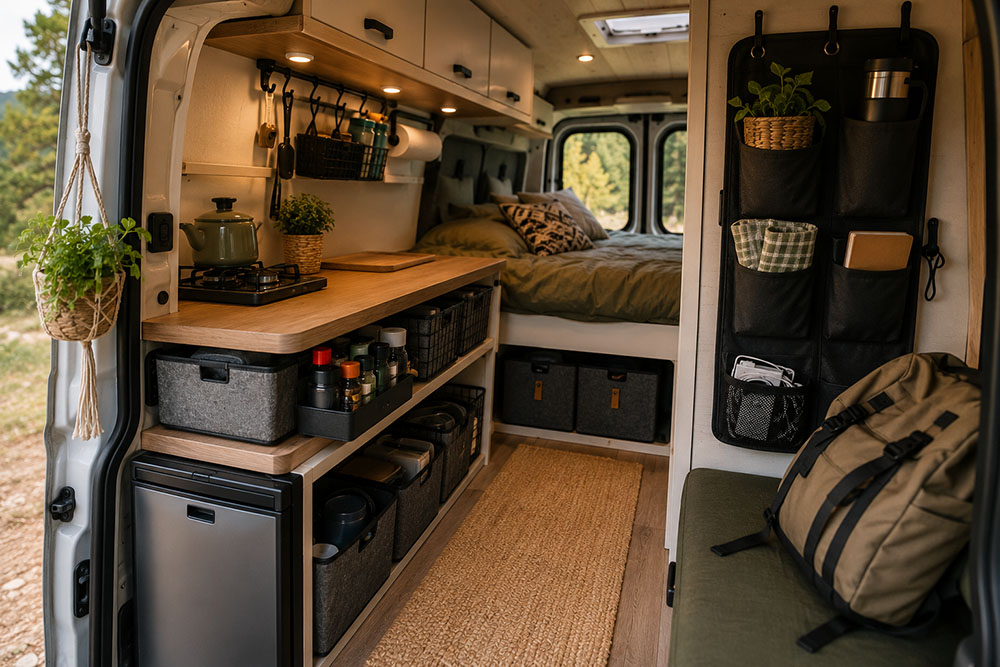 como organizar tu camper