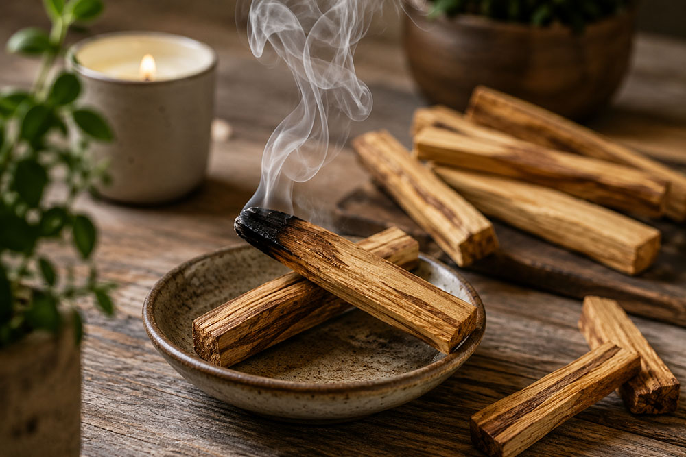 palo santo eliminar malos olores