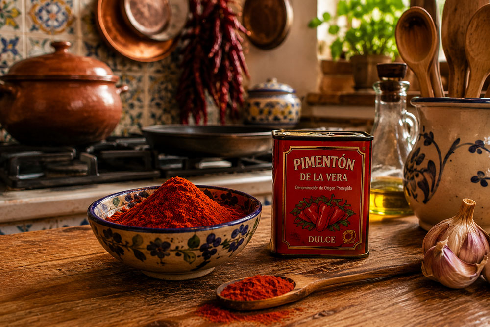 pimentón en la cocina