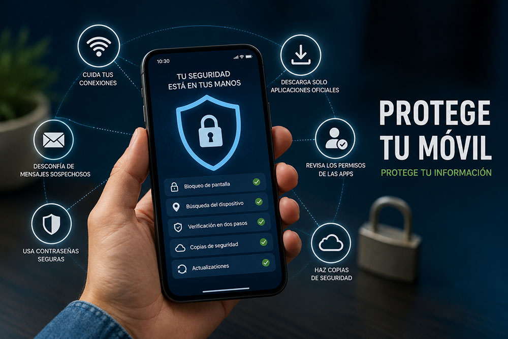 Cómo proteger tu móvil frente a robos, estafas y virus