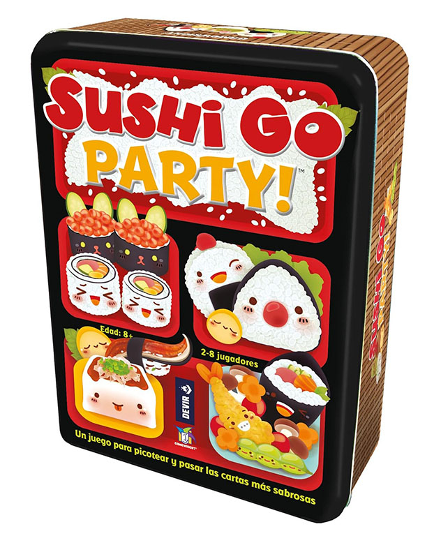sushi go party juego cartas