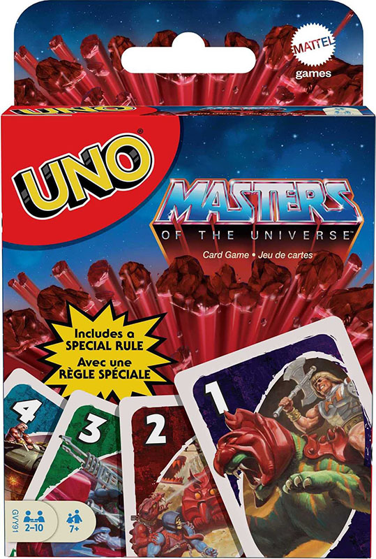 Juego UNO masters del universo