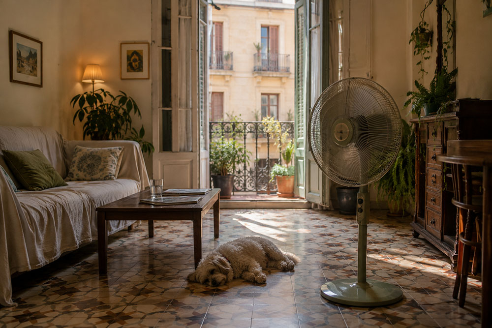 Cómo refrescar tu casa durante una ola de calor