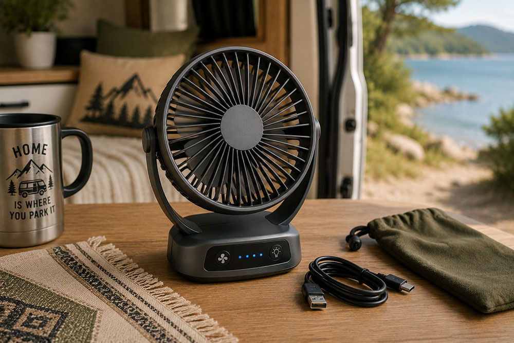 ventilador usb recargable