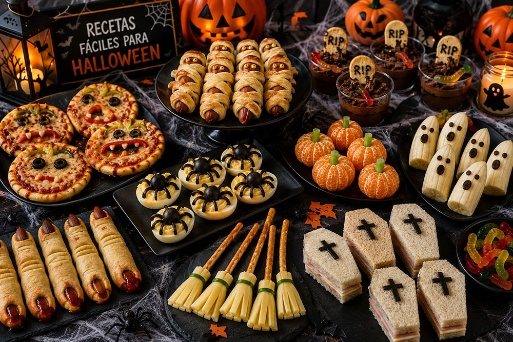 recetas fáciles para Halloween