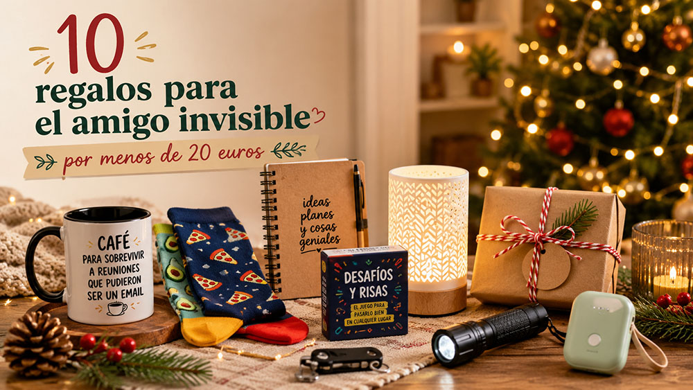 regalos para el amigo invisible por menos de 20 euros