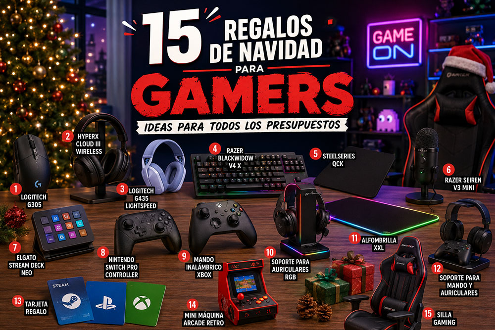 regalos de Navidad para gamers