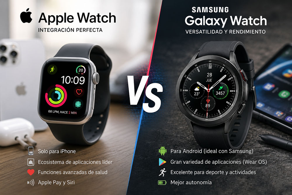 Apple Watch vs Samsung Galaxy Watch