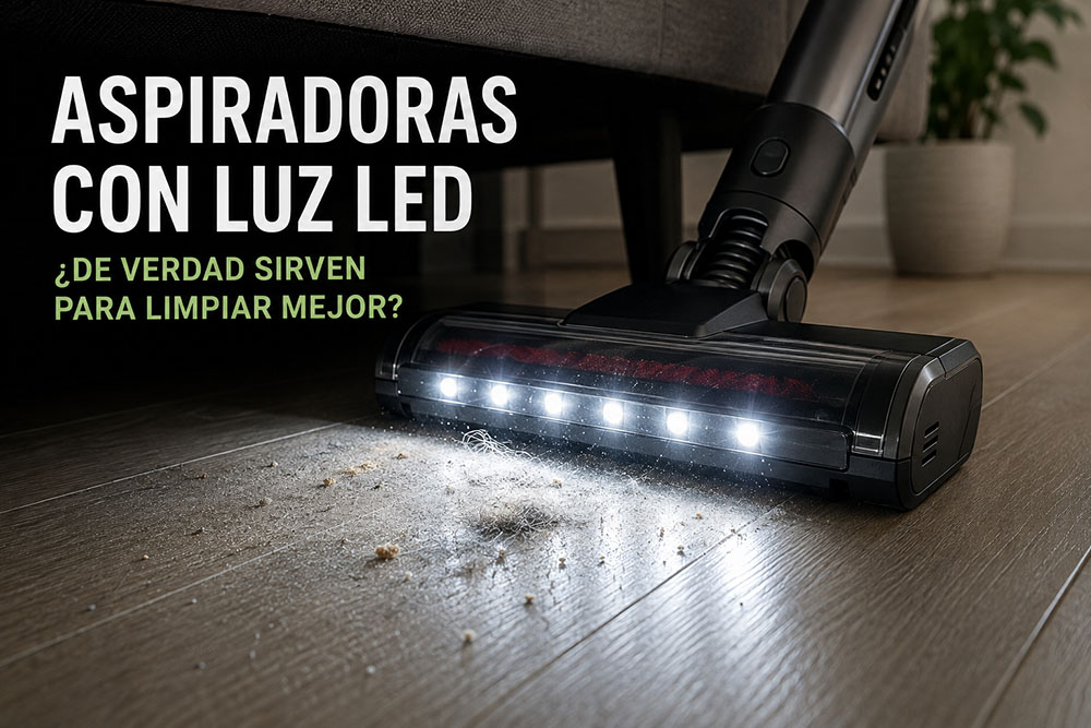 Aspiradoras con luz LED