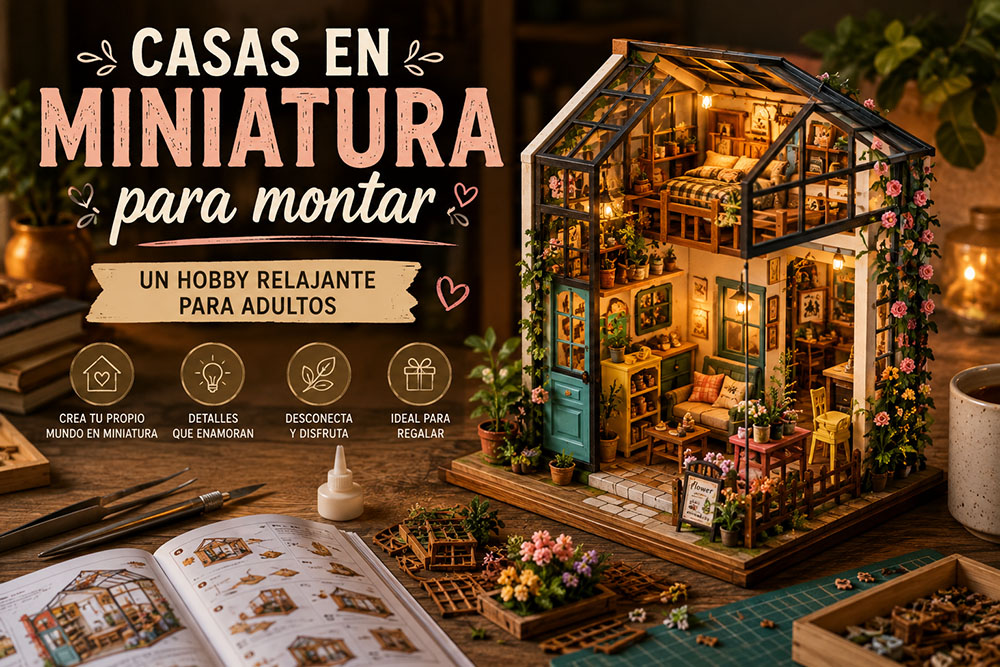 Casas en miniatura para montar
