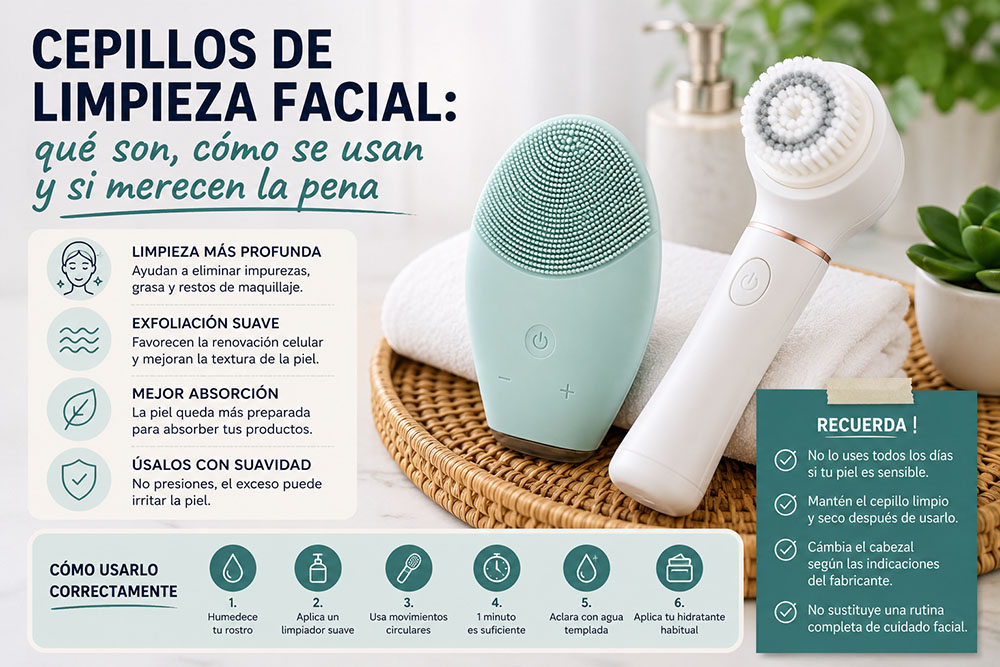 Cepillos de limpieza facial