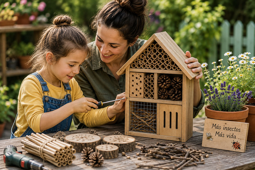 Cómo construir un hotel de insectos