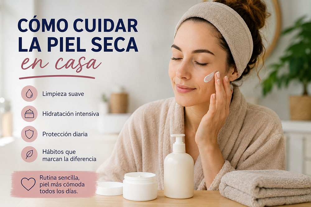 Cómo cuidar la piel seca