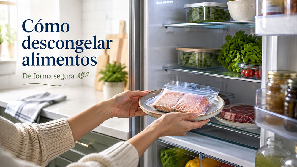 Cómo descongelar alimentos