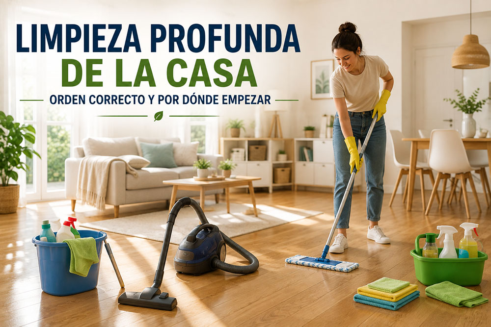 Cómo hacer una limpieza profunda de la casa