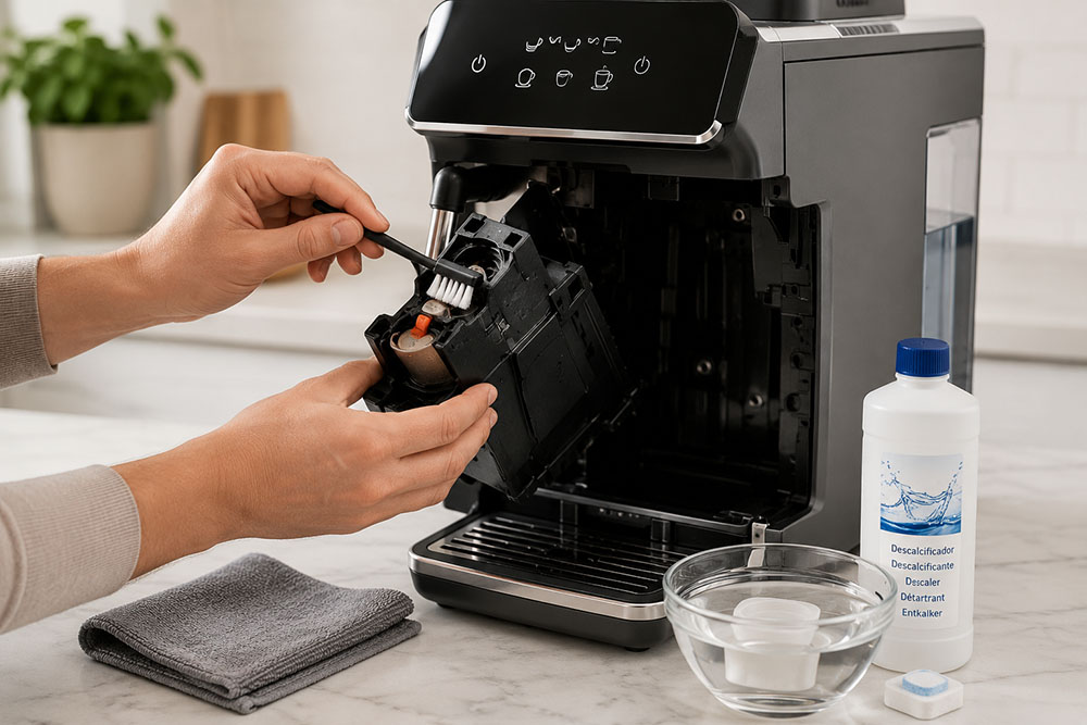 Cómo limpiar una cafetera para que dure muchos años