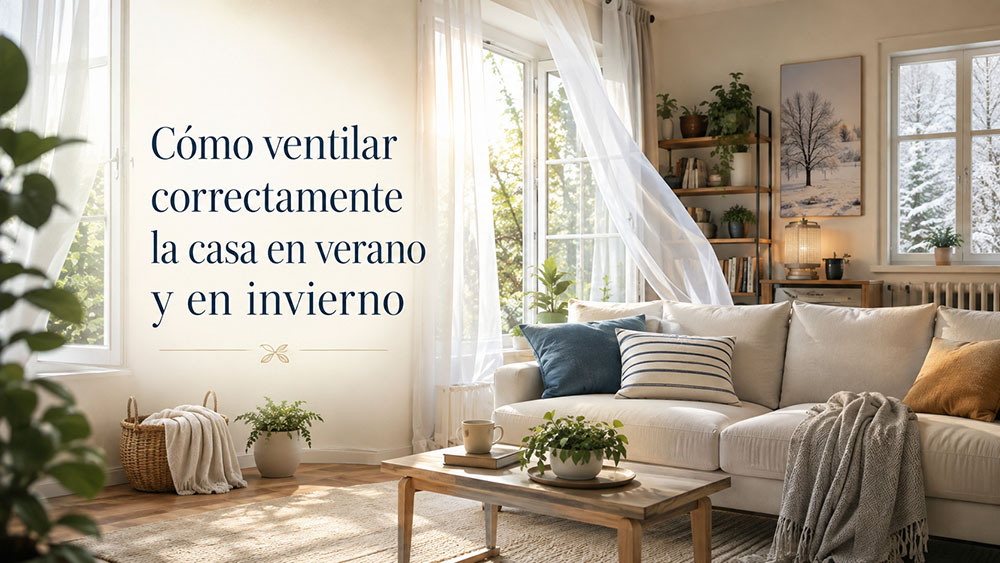 Cómo ventilar correctamente la casa